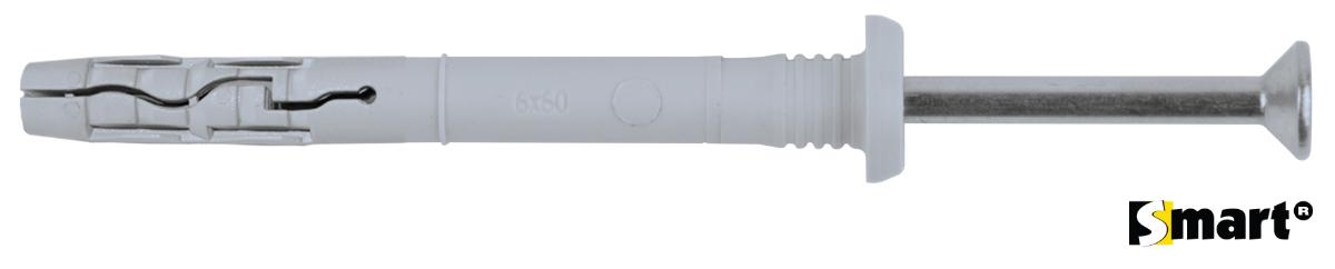 ДЮБЕЛ ПИРОН NL ШП 6X40ММ 100БР. WBOX