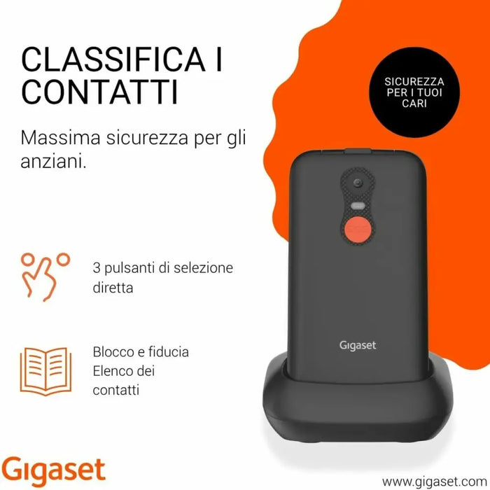 Смартфони Gigaset S30853-H1231-R101 2,8’’ 32 MB RAM Черен