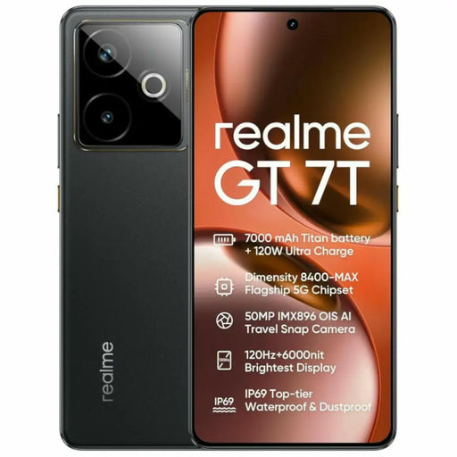 Смартфони Realme GT 7T 6,8’’ 12 GB RAM 256 GB Черен