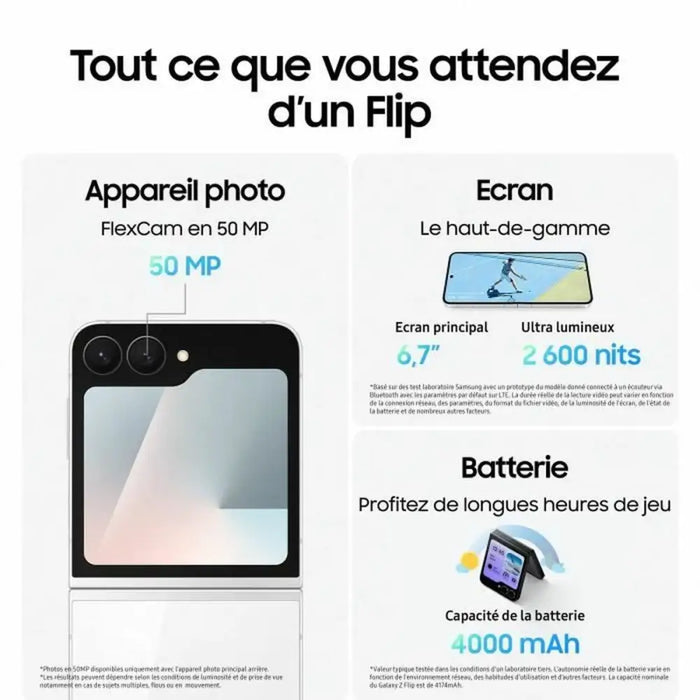 Смартфони Samsung Galaxy Z Flip7 FE 6,7’’ 8 GB RAM 128 GB