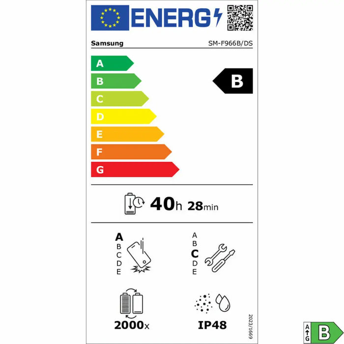 Смартфони Samsung SM-F966BZKCEUB 8’’ 12 GB RAM 512 GB Черен