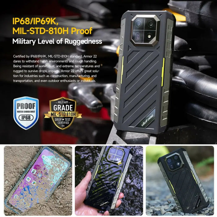 Смартфони Ulefone ARMOR X32 12 GB RAM 128 GB Черен