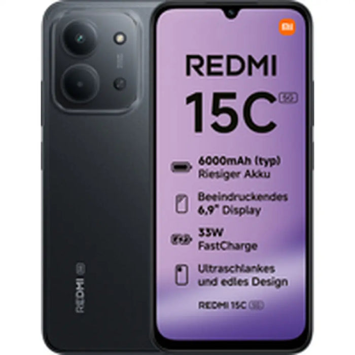 Смартфони Xiaomi Redmi 15C 6,9’’ 4 GB RAM 128 GB Черен