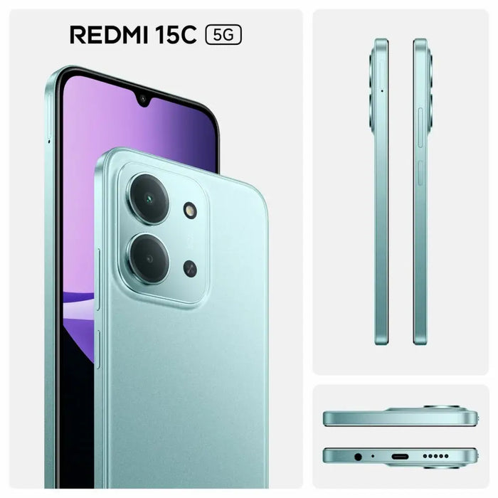 Смартфони Xiaomi Redmi 15C Octa Core 4 GB RAM 128 GB Зелен