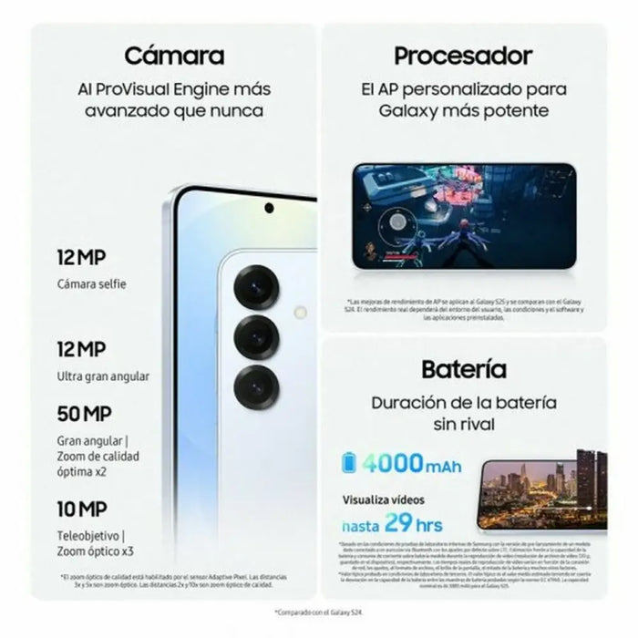 Смартфони Samsung Galaxy S25 AI 6,2’’ Qualcomm Snapdragon 8