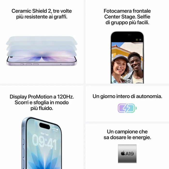 Смартфони Apple MG6J4QL/A 6,3’’ A19 256 GB Черен