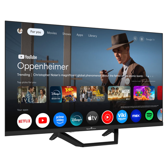 Телевизор SMARTTECH 32QG01V2 QLED SMART TV, GOOGLE TV, 32.0 ", 80.0 см