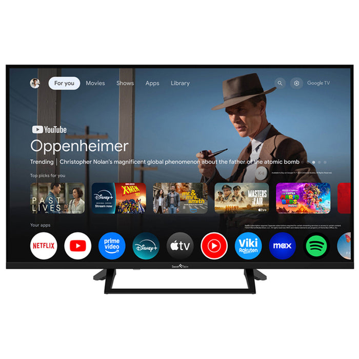 Телевизор SMARTTECH 40QG01V QLED SMART TV, GOOGLE TV, 40.0 ", 101.0 см