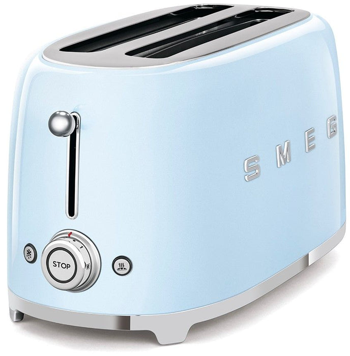 Tостер Smeg - TSF02PBEU, 1500W, 6 степени, син