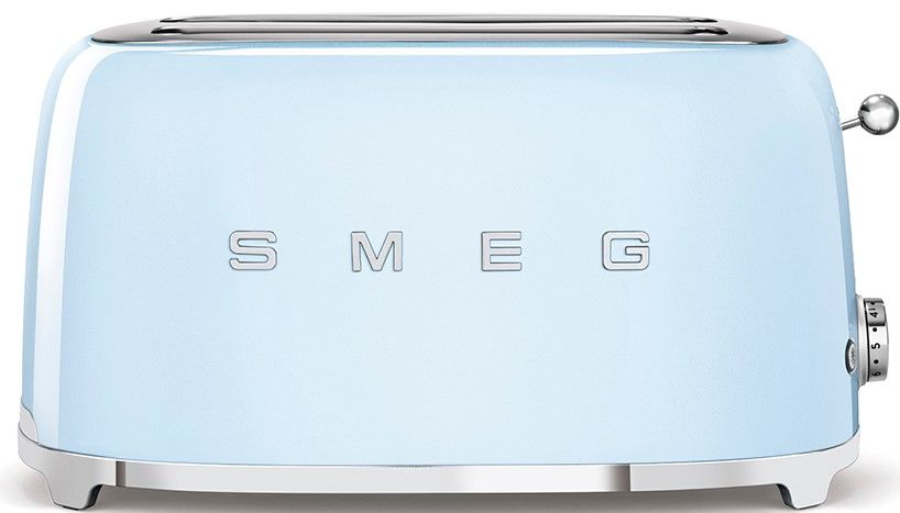 Tостер Smeg - TSF02PBEU, 1500W, 6 степени, син