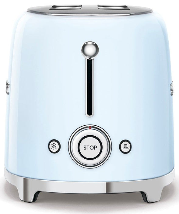 Tостер Smeg - TSF02PBEU, 1500W, 6 степени, син