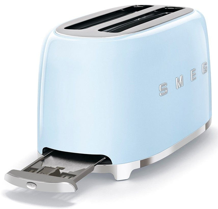 Tостер Smeg - TSF02PBEU, 1500W, 6 степени, син
