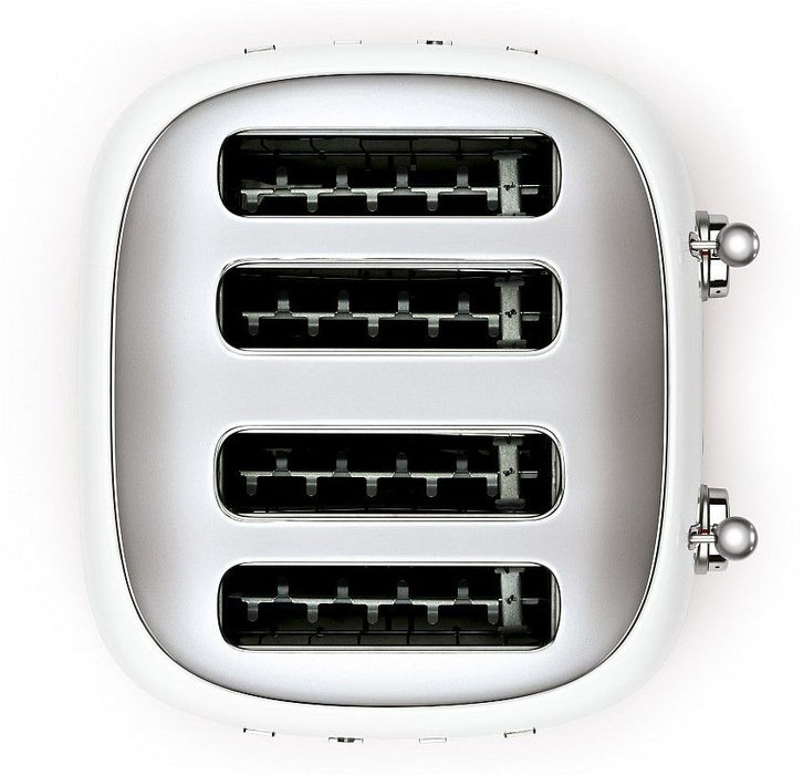 Двоен тостер Smeg - TSF03WHEU, 2000W, 6 степени, бял