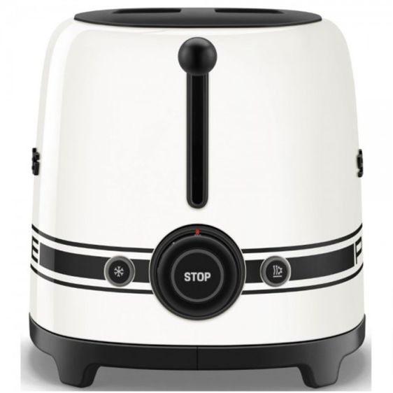 Тостер SMEG TSF01PCWEU, 2 филии, 950 W, Porsche Carrara White