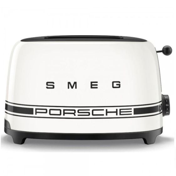 Тостер SMEG TSF01PCWEU, 2 филии, 950 W, Porsche Carrara White