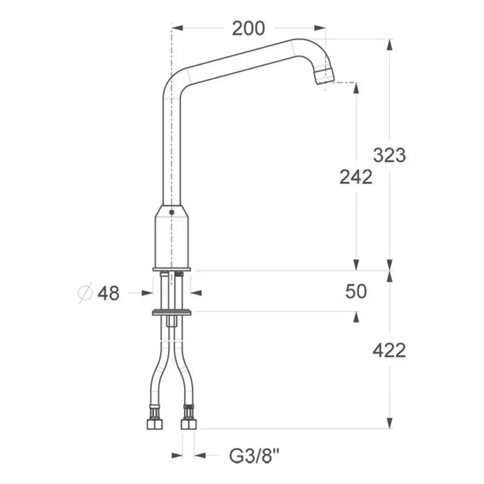 СМЕСИТЕЛ ЗА КУХНЯ С ГРАНИТНО ПОКРИТИЕ БЕЖОВ FAT 12914-1003