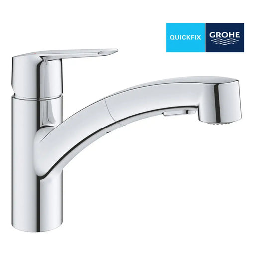 СМЕСИТЕЛ ЗА КУХНЯ С ИЗТЕГЛЯЩ СЕ ДУШ GROHE START
