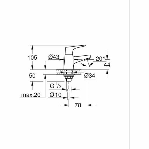 Смесител Grohe Start Flow Метал