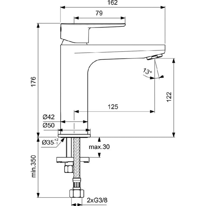 СМЕСИТЕЛ IDEALSTANDARD CERAFINE O