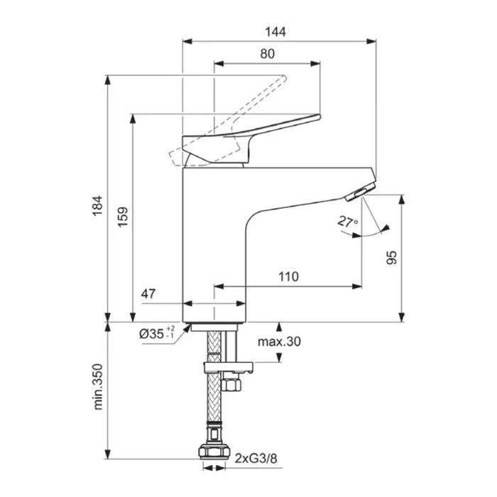 СМЕСИТЕЛ IDEALSTANDARD DOREA