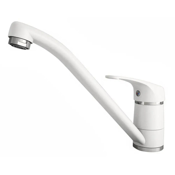 СМЕСИТЕЛ ЗА КУХНЯ С ГРАНИТНО ПОКРИТИЕ ЧИСТО БЯЛ FAT