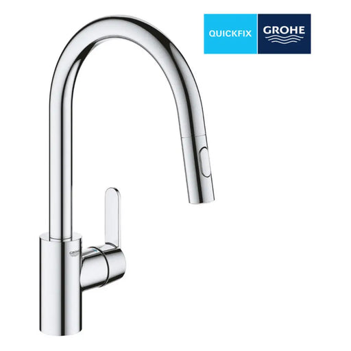 СМЕСИТЕЛ ЗА КУХНЯ С ИЗТЕГЛЯЩ СЕ ДУШ GROHE GET DUAL