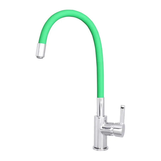 СМЕСИТЕЛ ЗА КУХНЯ С ПОДВИЖНО РАМО RUBINETA FLEXY-33 GREEN