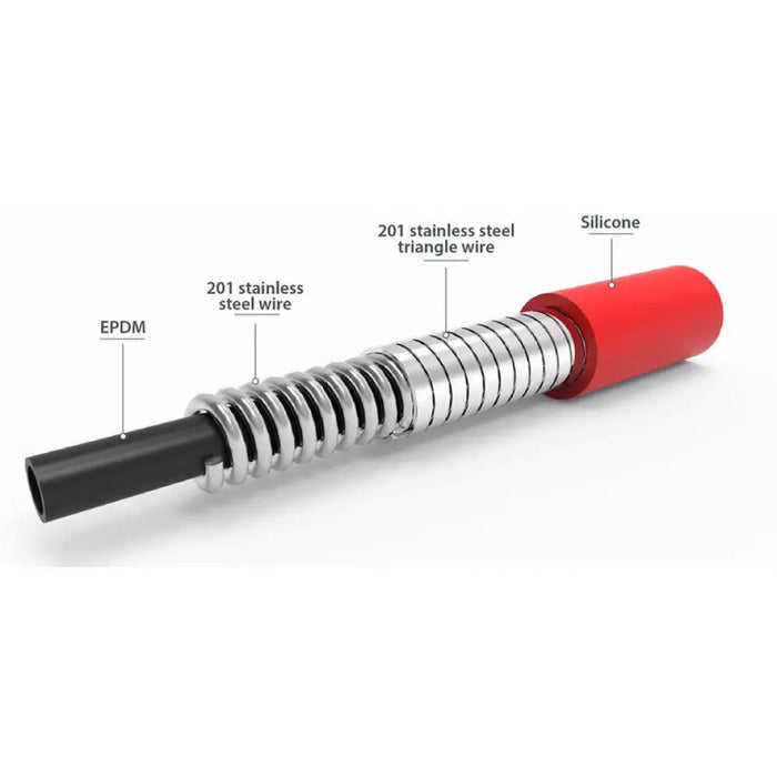 СМЕСИТЕЛ ЗА КУХНЯ С ПОДВИЖНО РАМО RUBINETA FLEXY-33 RED