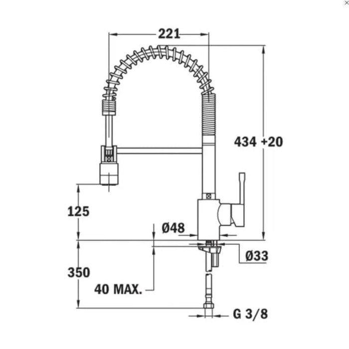 Смесител TEKA Ares K 937