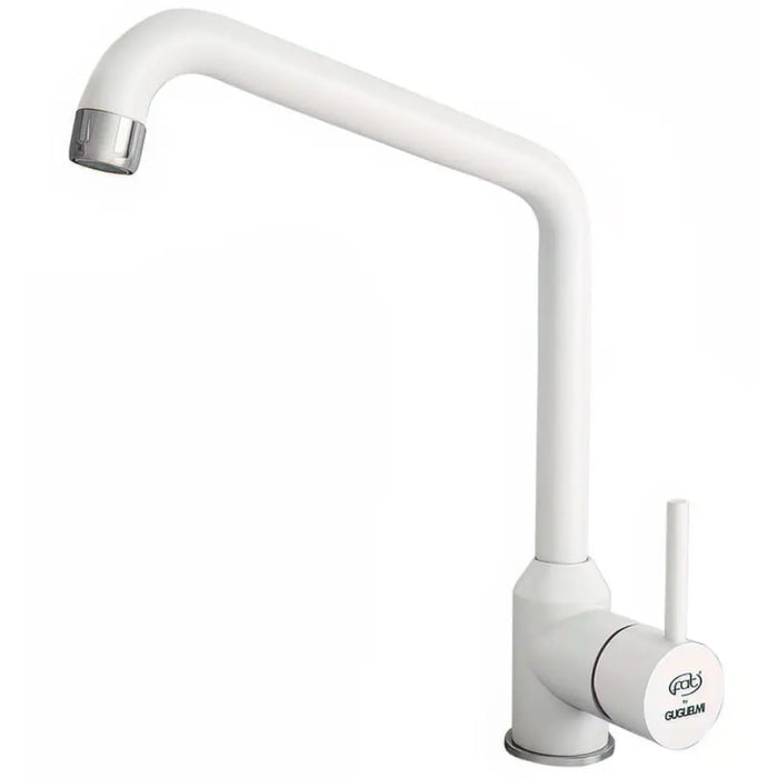 СМЕСИТЕЛ ЗА КУХНЯ С ГРАНИТНО ПОКРИТИЕ ЧИСТО БЯЛ FAT