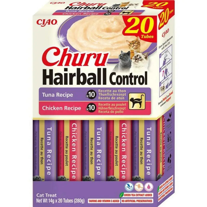 Snack for Cats Inaba Churu Hairball control Tuna and