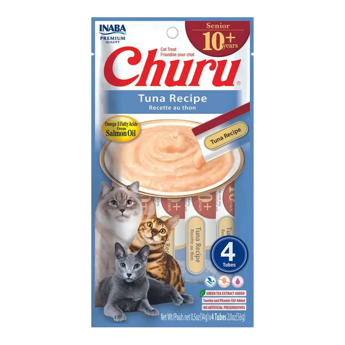 Snack for Cats Inaba Churu Senior Tuna Recipe Риба