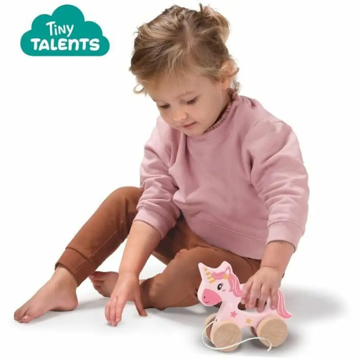 Съчленена Фигура SES Creative Unicornio de madera 2 en 1