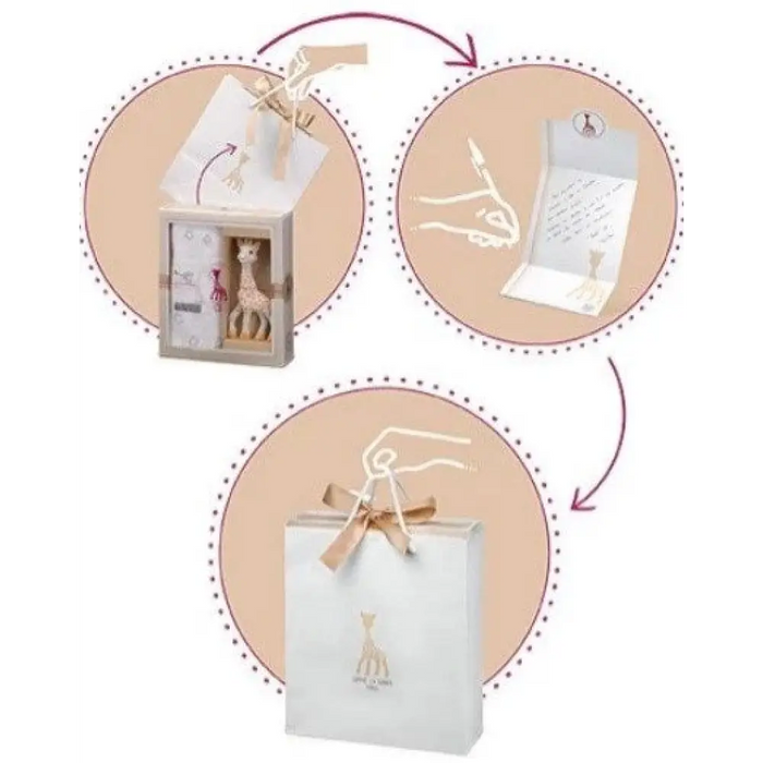 Софи жираф 000013 Многоцветен подаръчен комплект за деца