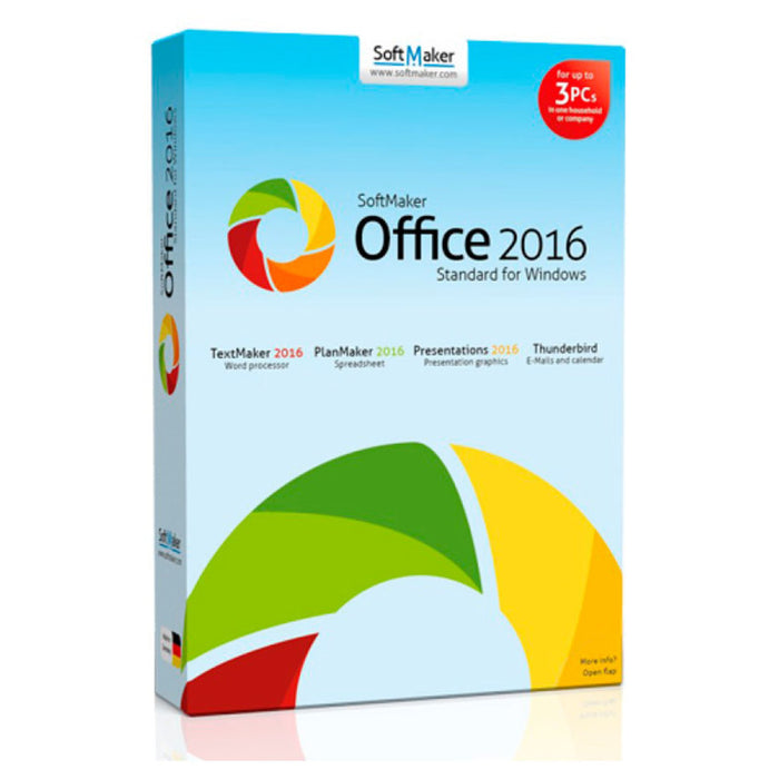 PC Софтуер SOFTMAKER OFFICE STANDART 2016/3PC