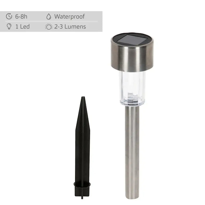 Соларен градински кол Aktive Пластмаса 5,5 x 36 x 5,5 cm