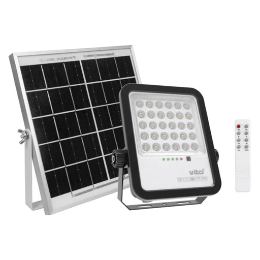 СОЛАРЕН LED ПРОЖЕКТОР 6000K 3.2V 18AH С 5M КАБЕЛ VITO SAHARA