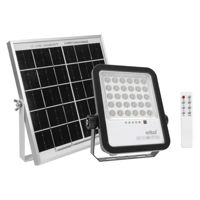 СОЛАРЕН LED ПРОЖЕКТОР 6000K 3.2V 18AH С 5M КАБЕЛ VITO SAHARA