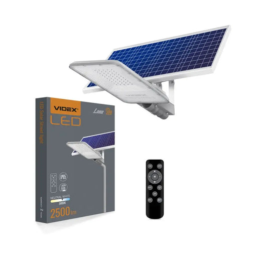 СОЛАРНА УЛИЧНА LED LAMPA LANA 30W/5K VLE-SLSO-305 VIDEX