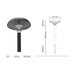 СОЛАРНО LED КОЛЧЕ 1W 6000K IP44 1.2AH VITO SOLUX-P