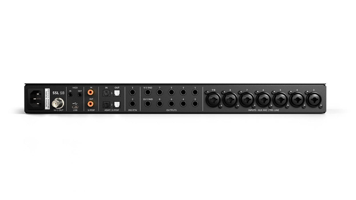 Solid State Logic SSL18 - Аудио интерфейс USB 26 входа / 28 изхода