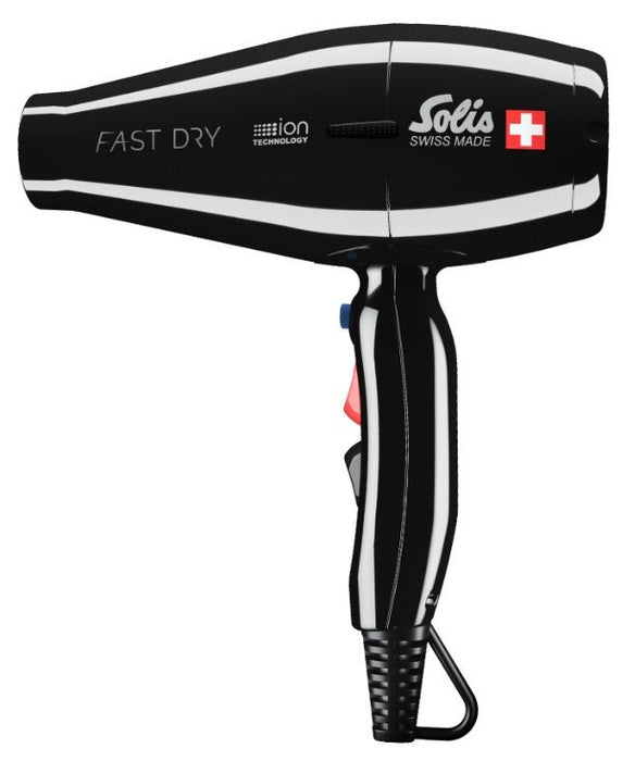 Сешоар Solis - Fast Dry 360° Ionic, 2200W, 2 степени, черен