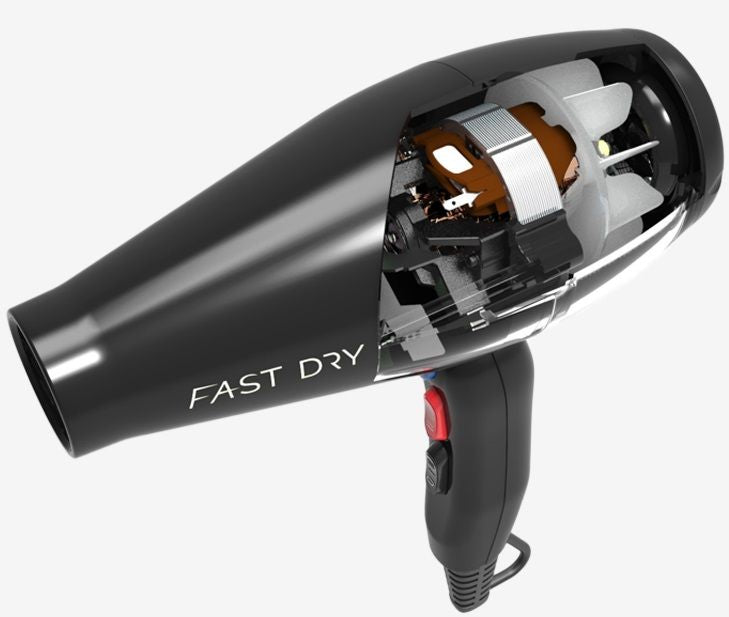 Сешоар Solis - Fast Dry 360° Ionic, 2200W, 2 степени, черен