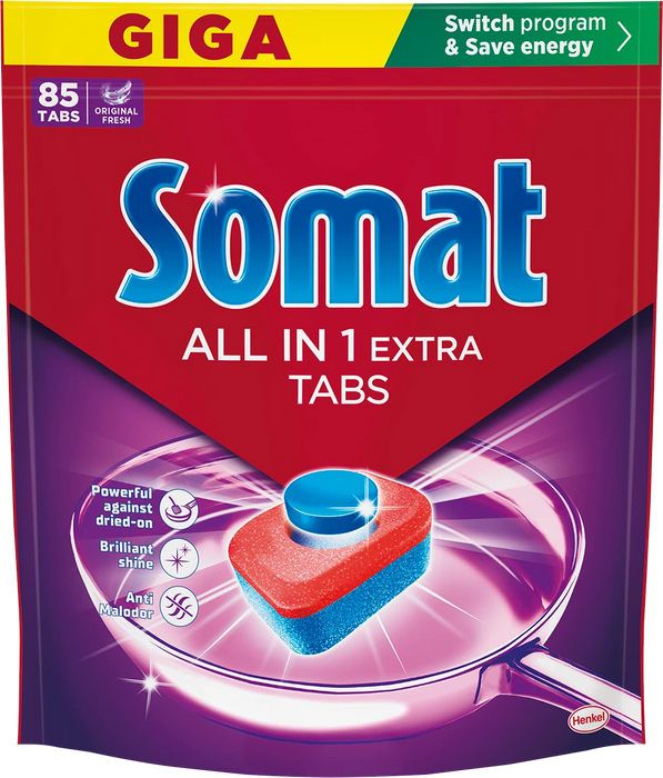 Таблетки за съдомиялна машина All in One, 85 бр