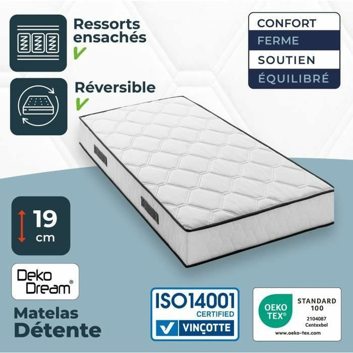 Матрак Вискоеластичен Somnis Beeding 90 x 200 cm