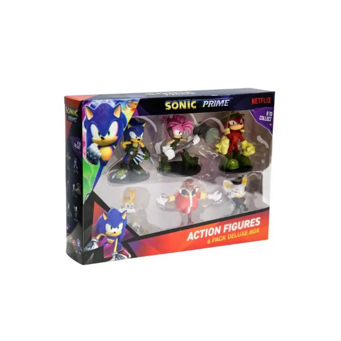 SONIC PRIME - ФИГУРКА AKCJI - ZESTAW 6 FIGUREK [ДЕЛУКС