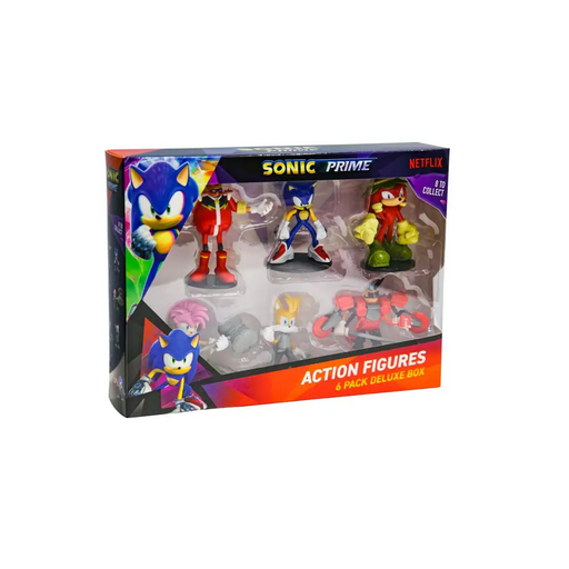 SONIC PRIME - ФИГУРКА AKCJI - ZESTAW 6 FIGUREK [ДЕЛУКС