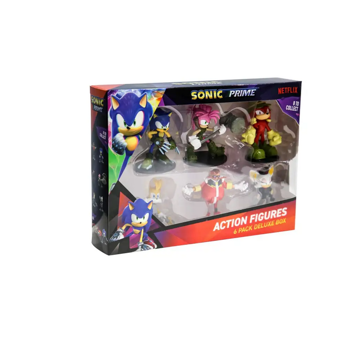SONIC PRIME - ФИГУРКА AKCJI - ZESTAW 6 FIGUREK [ДЕЛУКС