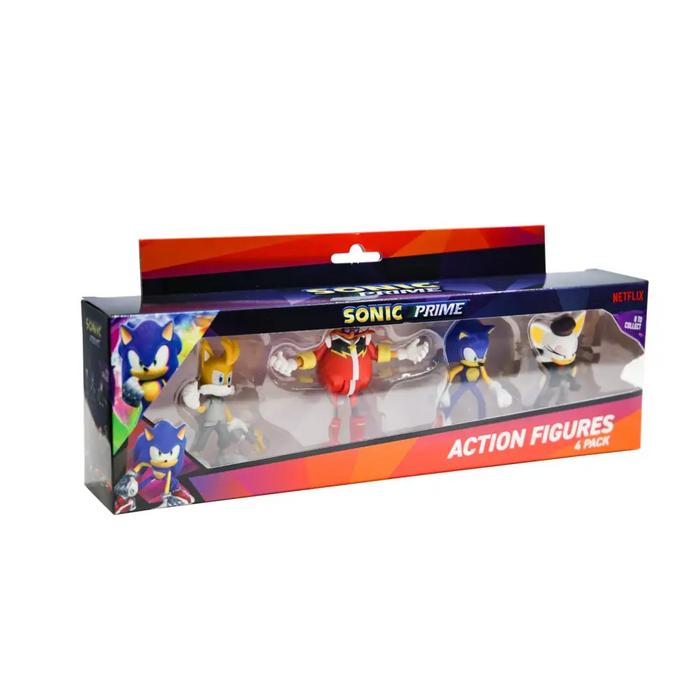SONIC PRIME - ФИГУРКА AKCJI - ZESTAW 4 FIGUREK MIX