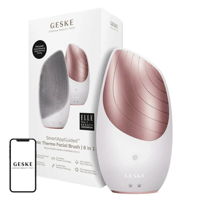 Sonic Thermo Facial Brush 6 в 1 Geske с APP (starlight)